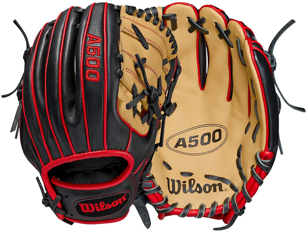 Wilson Youth A500 10.5" Infield Baseball Glove 2021 A05RB21105 product image 3, provided for visual reference and product