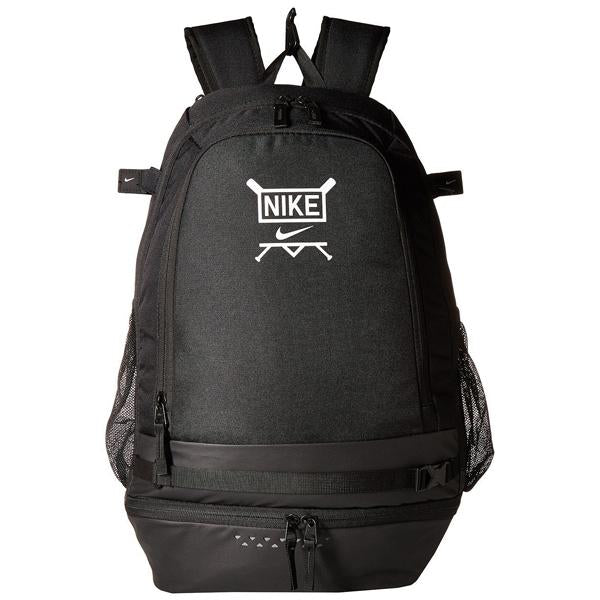 Nike Vapor Select Baseball Bat Backpack - Black product image 1, provided for visual reference and product detail review