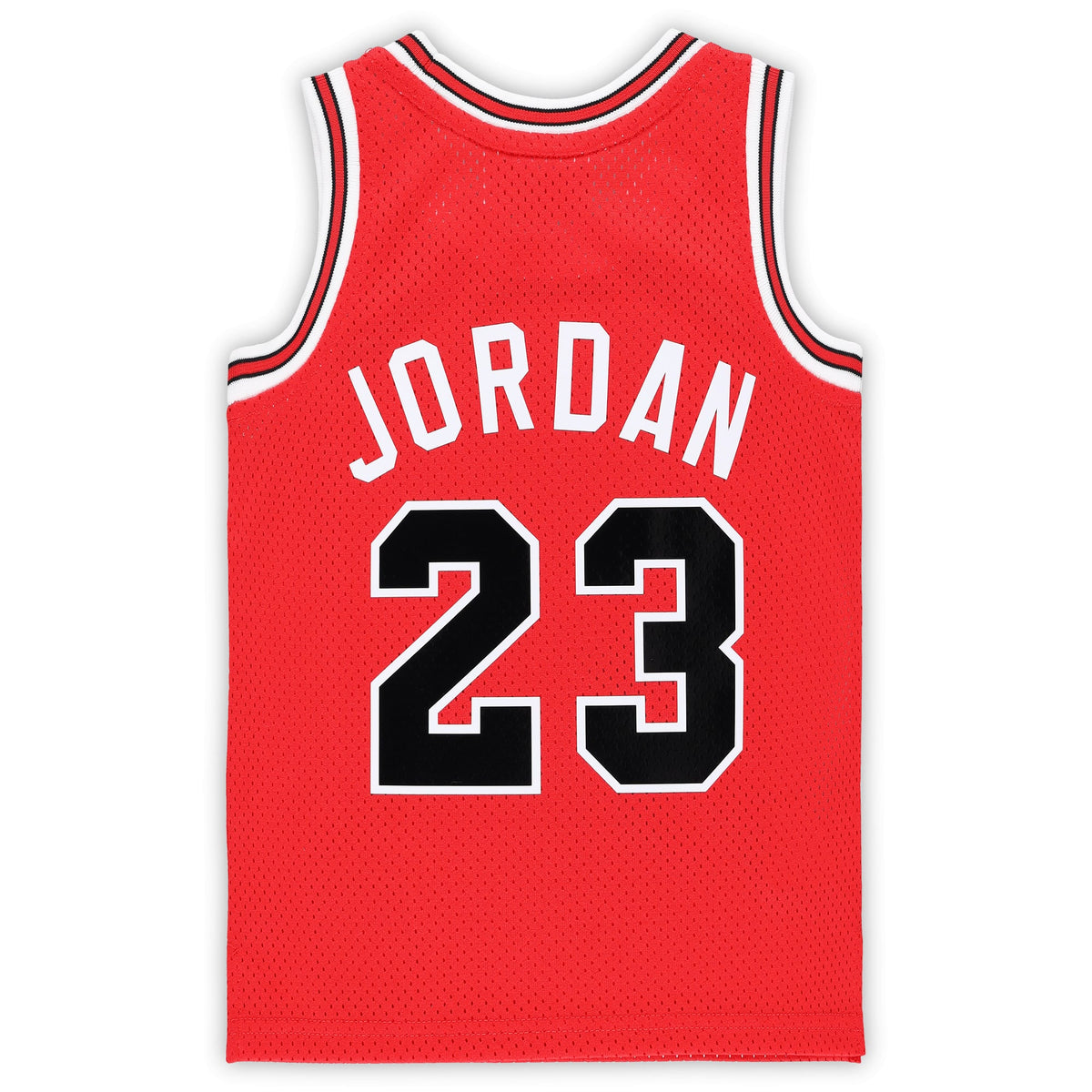 Preschool Chicago Bulls Michael Jordan Mitchell & Ness Red Hardwood Classics 1984/85 Authentic Swingman Jersey product image