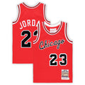 Preschool Chicago Bulls Michael Jordan Mitchell & Ness Red Hardwood Classics 1984/85 Authentic Swingman Jersey product image