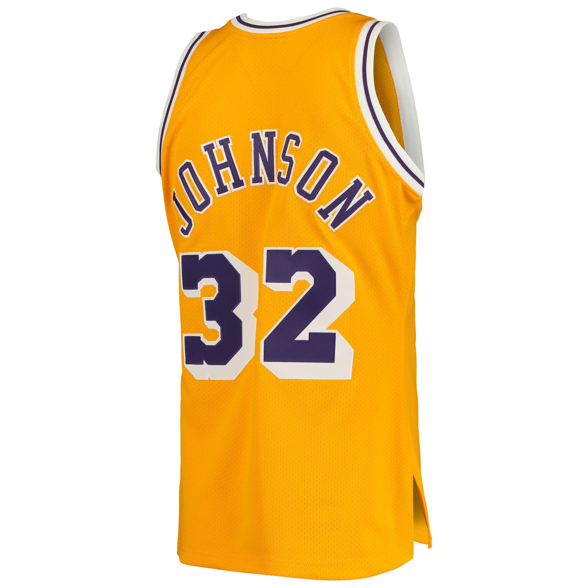 Los Angeles Lakers Magic Johnson Mitchell & Ness Gold 1984/85 Hardwood Classics Authentic Jersey for Men product image 4,