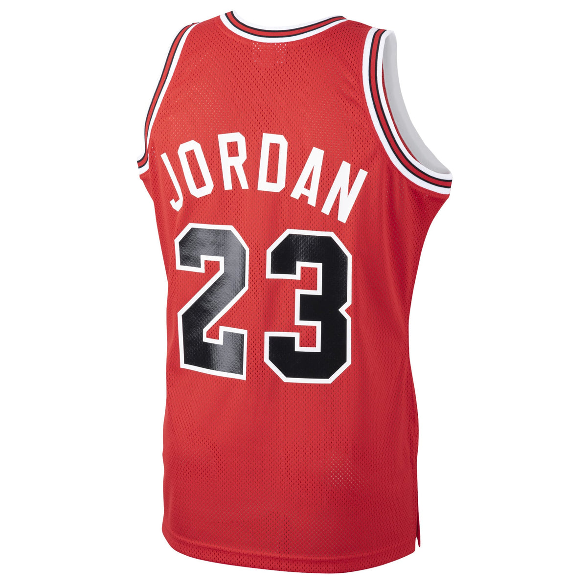 Chicago Bulls Michael Jordan Mitchell & Ness Red 1984/85 Hardwood Classics Rookie Authentic Jersey for Men product image 4,