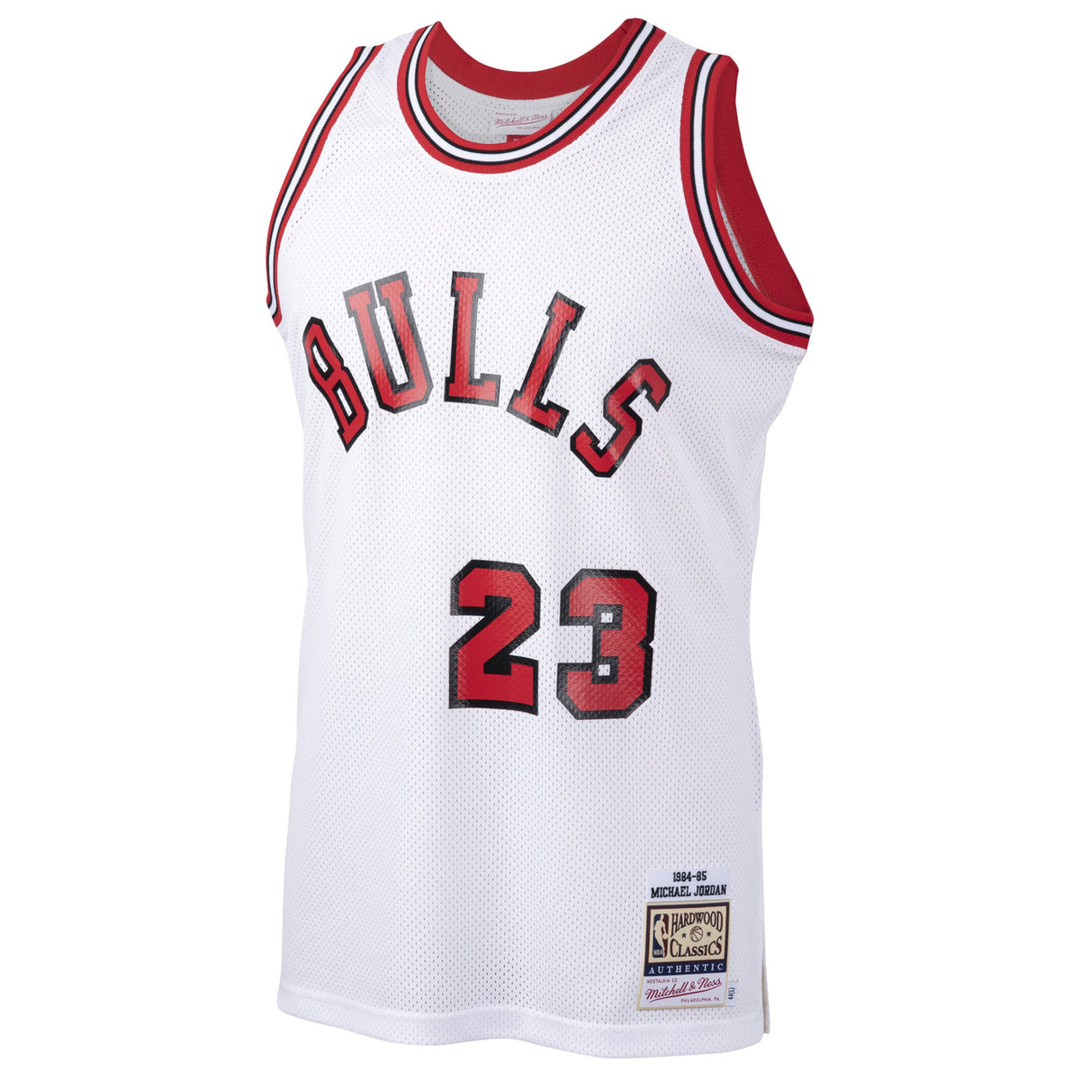 Chicago Bulls Michael Jordan Mitchell & Ness White 1984/85 Hardwood Classics Rookie Authentic Jersey for Men product image