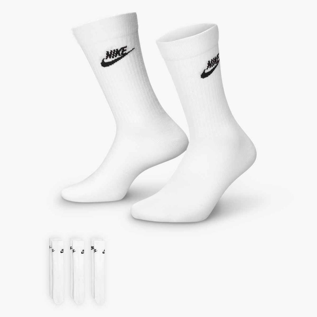 Nike Sportswear Everyday Essential Crew Socks 3-Pack product image 1, provided for visual reference and product detail review