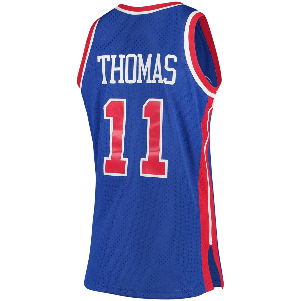 Detroit Pistons Isiah Thomas Mitchell & Ness Blue 1988/89 Hardwood Classics Swingman Jersey for Men product image 4,