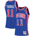 Detroit Pistons Isiah Thomas Mitchell & Ness Blue 1988/89 Hardwood Classics Swingman Jersey for Men product image 1,