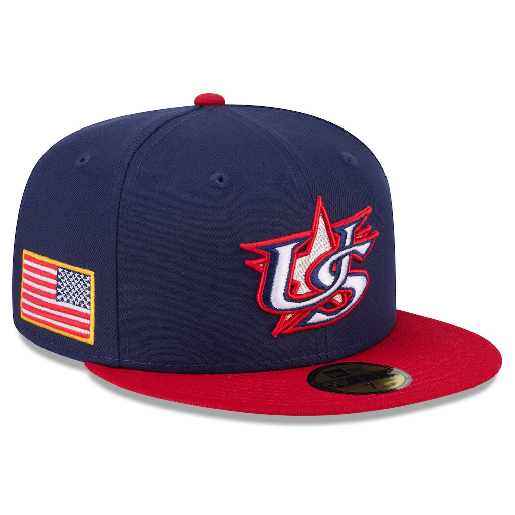 United States World Baseball Classic 2026 New Era 59FIFTY Fitted Cap – Official WBC Hat product image 1, provided for visual
