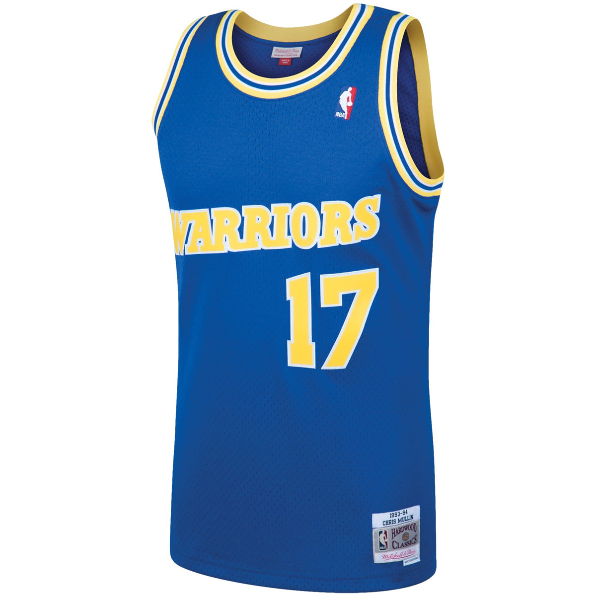 Golden State Warriors Chris Mullin Mitchell & Ness Royal 1993/94 Hardwood Classics Swingman Jersey for Men product image 3,