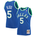 Dallas Mavericks Jason Kidd Mitchell & Ness Blue 1994/95 Hardwood Classics Swingman Jersey for Men product image 1, provided