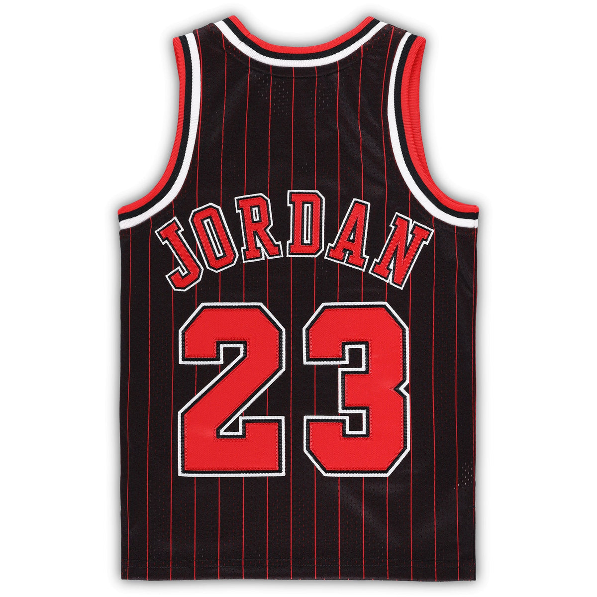 Preschool Chicago Bulls Michael Jordan Mitchell & Ness Black 1996/97 Hardwood Classics Authentic Jersey product image 4,