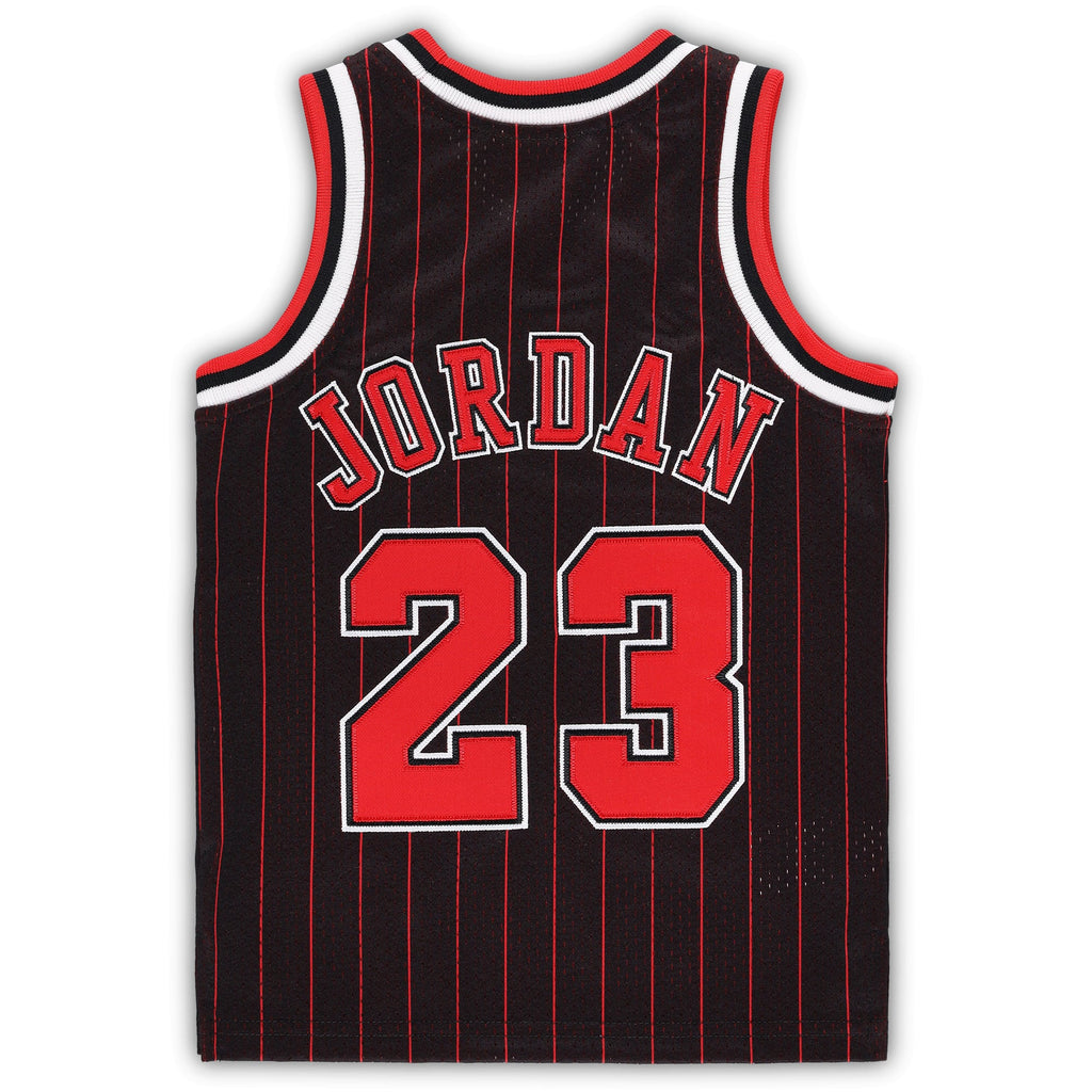 Toddler Chicago Bulls Michael Jordan Mitchell & Ness Black 1996/97 Hardwood Classics Authentic Jersey product image 4,
