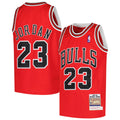 Youth Chicago Bulls Michael Jordan Mitchell & Ness Red Hardwood Classics 1997/98 Authentic Jersey product image 1, provided
