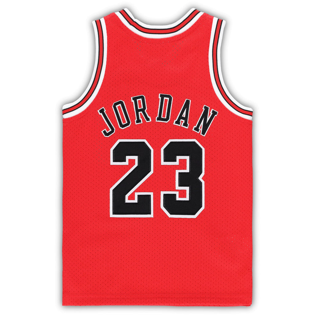 Toddler Chicago Bulls Michael Jordan Mitchell & Ness Red 1997/98 Hardwood Classics Authentic Jersey product image 4,