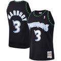 Minnesota Timberwolves Stephon Marbury Mitchell & Ness Black 1997/98 Hardwood Classics Swingman Jersey for Men product image