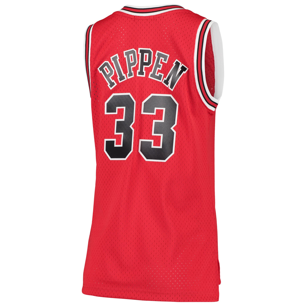 Chicago Bulls Scottie Pippen Mitchell & Ness Red 1997/98 Hardwood Classics Swingman Jersey for Women product image 4,