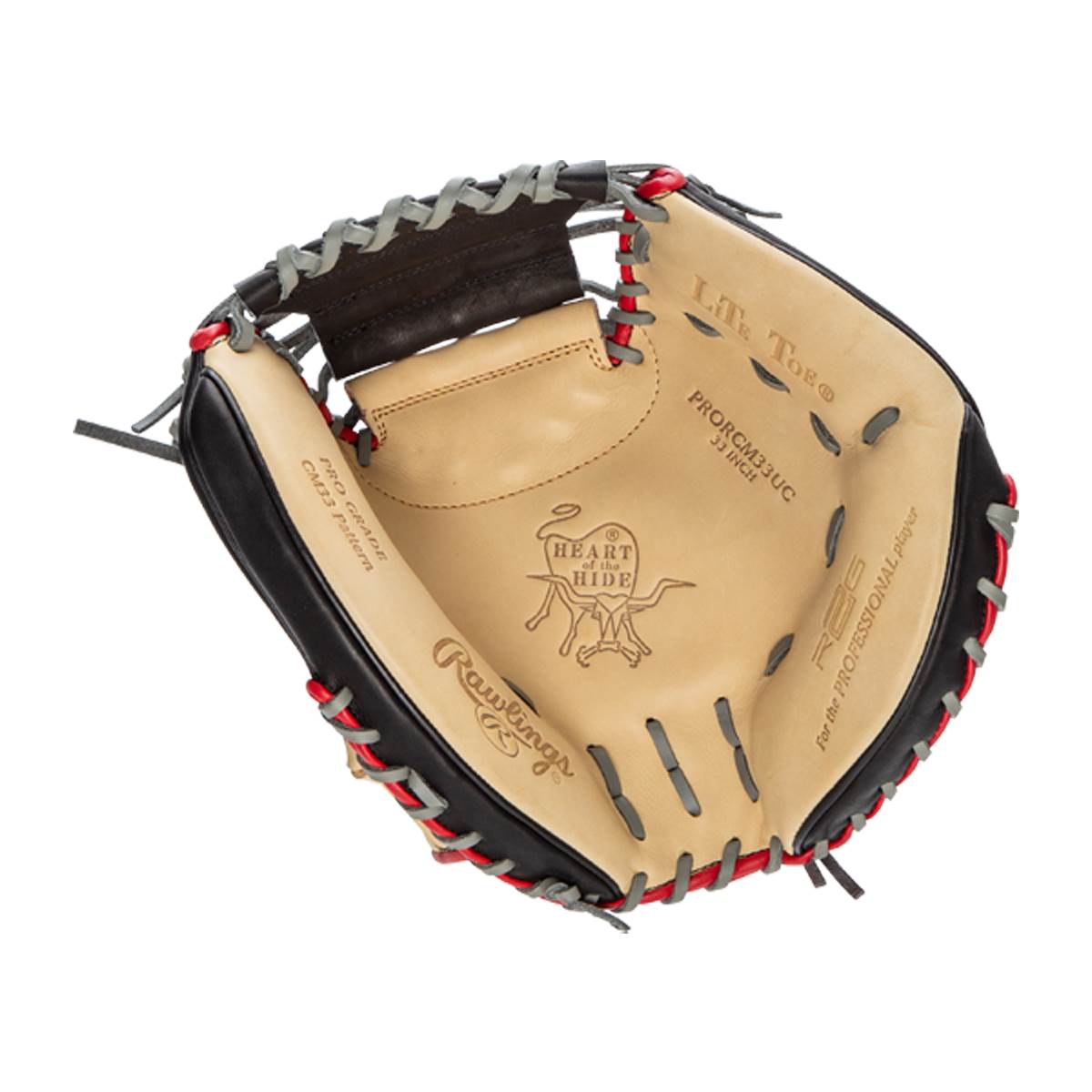 Rawlings Heart of the Hide R2G Contour 33" Baseball Catcher's Mitt PRORCM33UC product image 2, provided for visual reference