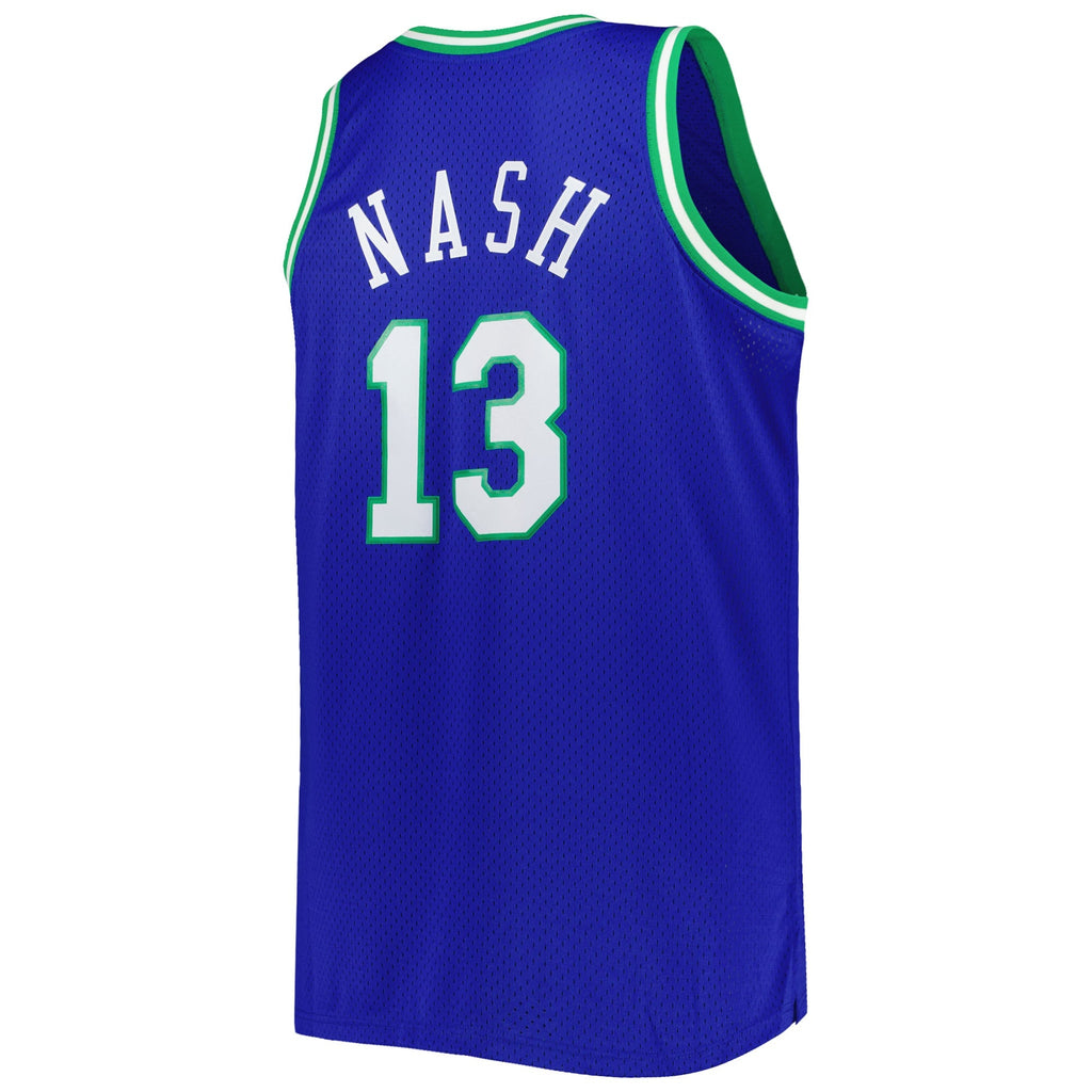 Dallas Mavericks Steve Nash Mitchell & Ness Blue Big & Tall Hardwood Classics 1998/99 Swingman Jersey for Men product image