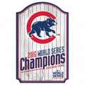 Chicago Cubs 2016 World Series Champions World Series Wood Sign product image 1, provided for visual reference and product