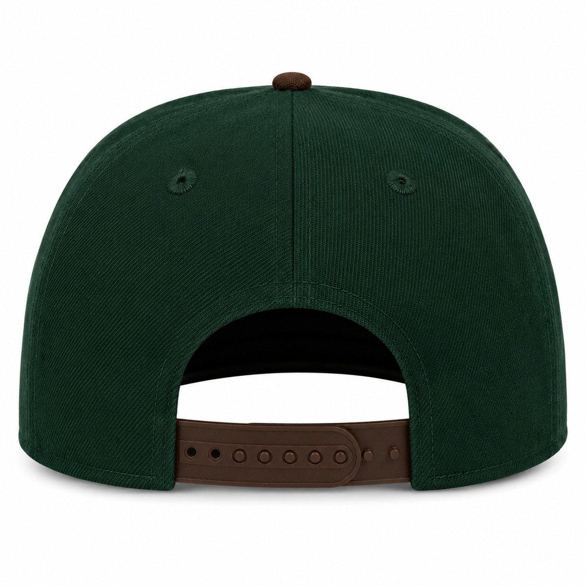 New Era Chicago White Sox 9FIFTY A-Frame Curved Snapback Hat Dark Green Walnut | MLB Adjustable Cap product image 3,