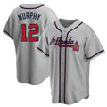 A.Braves #12 Sean Murphy Player Gray Replica Game Baseball product image 1
