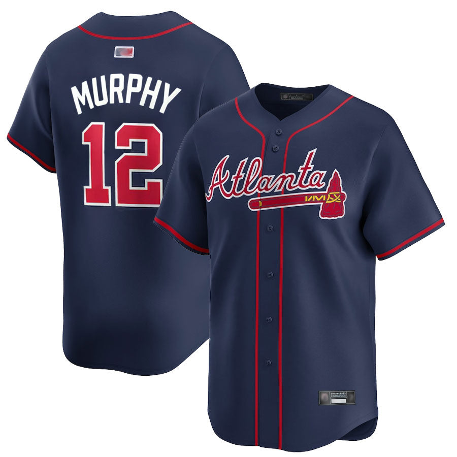 A.Braves #12 Sean Murphy Player Navy Limited Home Baseball product image 1