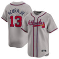 A.Braves #13 Ronald Acuna Jr. Gray Away Limited Player product image 1