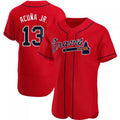 A.Braves #13 Ronald Acuna Jr. Red Elite Player Jersey product image 1