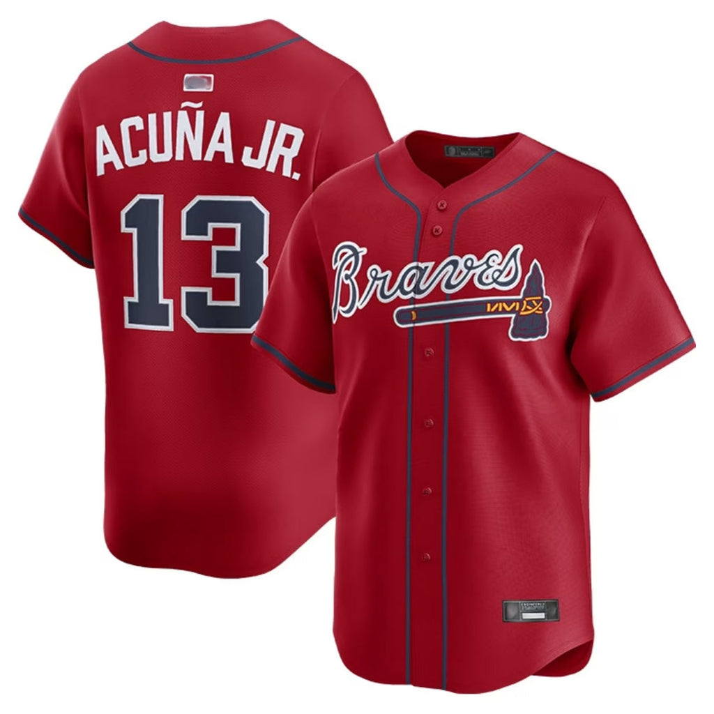 A.Braves #13 Ronald Acuna Jr. Player Red Alt Limited Home product image 1