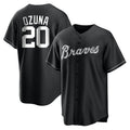 A.Braves #20 Marcell Ozuna Player Black Home Replica product image 1