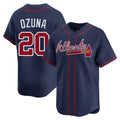 A.Braves #20 Marcell Ozuna Player Navy Home Replica product image 1