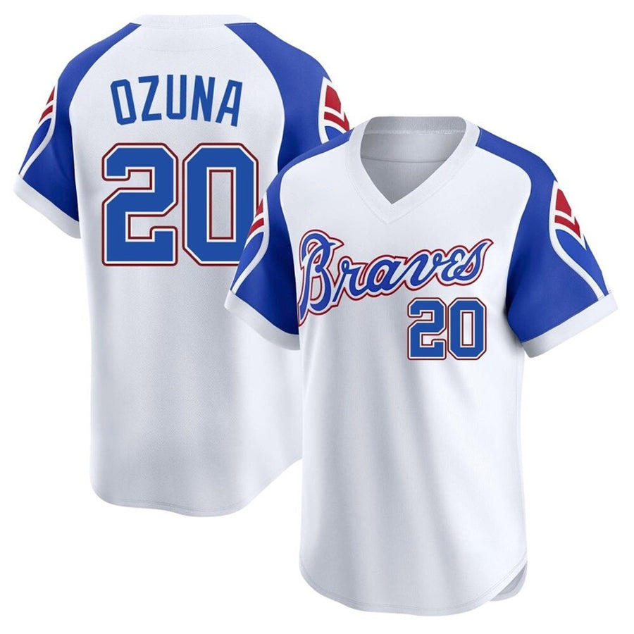 A.Braves #20 Marcell Ozuna Player Throwback Cooperstown product image 1