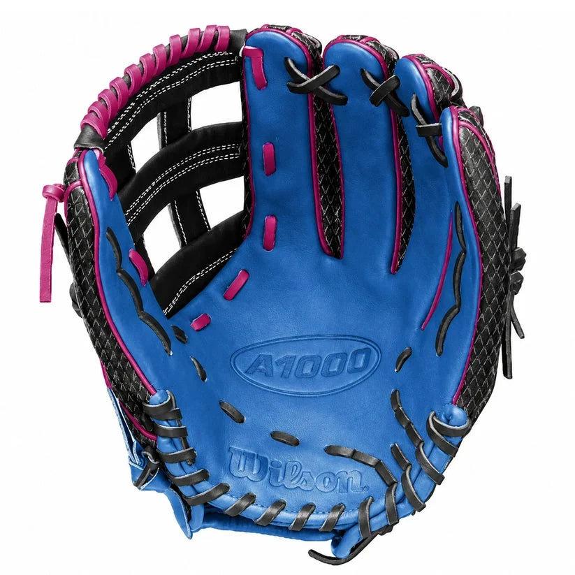 Wilson A1000SP 1922 Tubbs REP SMU 13-Inch Slowpitch Softball Glove Black/Pink product image 3, provided for visual reference