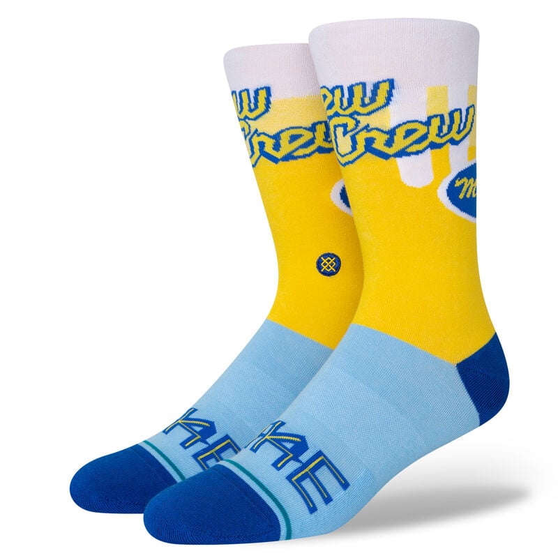 Milwaukee Brewers CC Crew Socks product image 1, provided for visual reference and product detail review