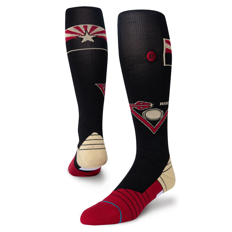 MLB Arizona Diamondback Connect on field OTC Socks product image 1, provided for visual reference and product detail review