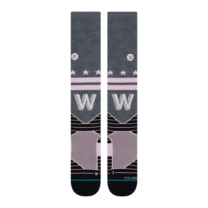 Stance Socks Diamond OTC Gray - Washington Nationals product image 2, provided for visual reference and product detail review