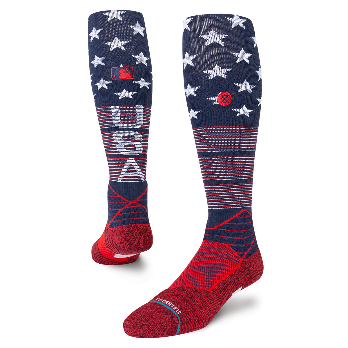STANCE SOCKS Bars USA OTC Navy Stars product image 1, provided for visual reference and product detail review