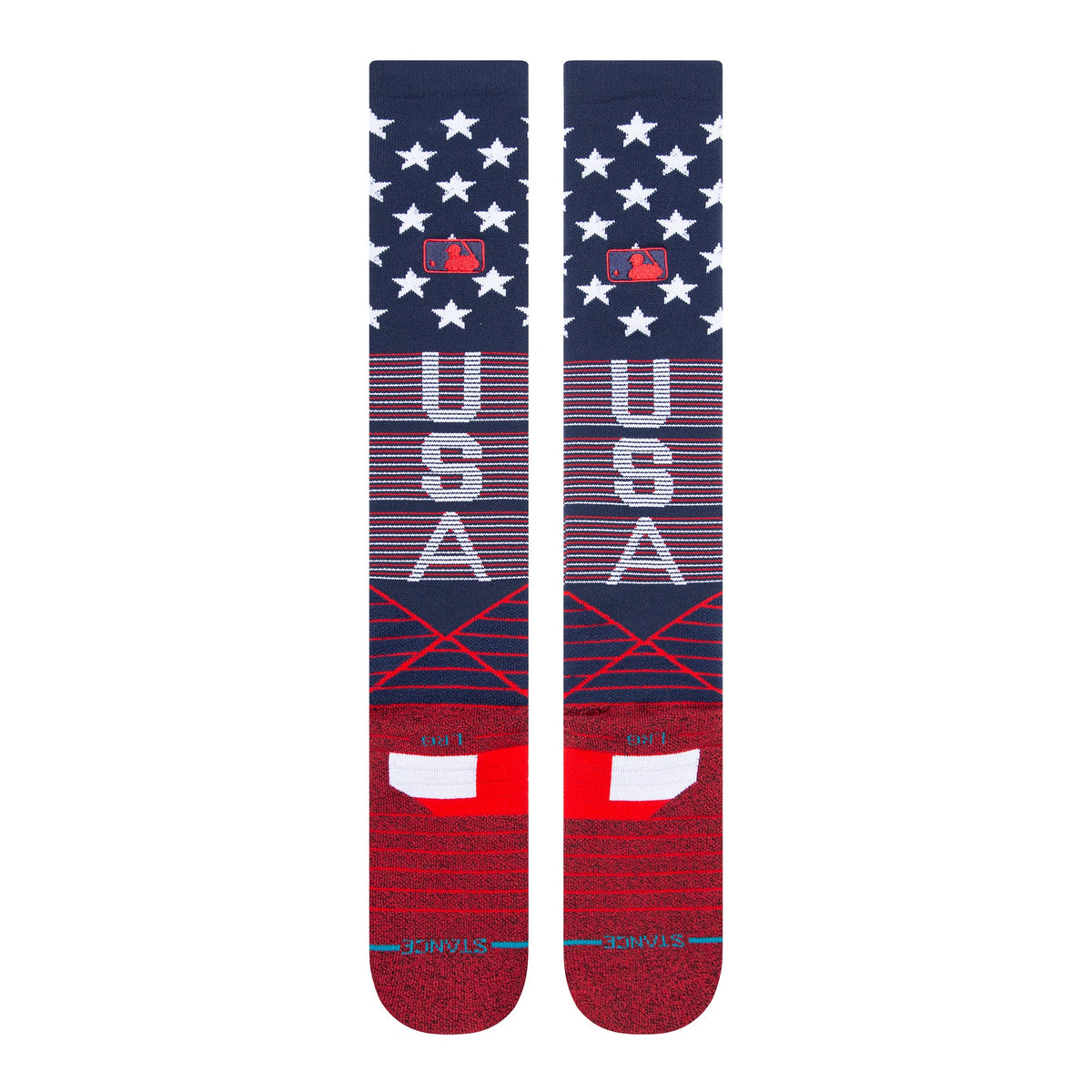 STANCE SOCKS Bars USA OTC Navy Stars product image 2, provided for visual reference and product detail review