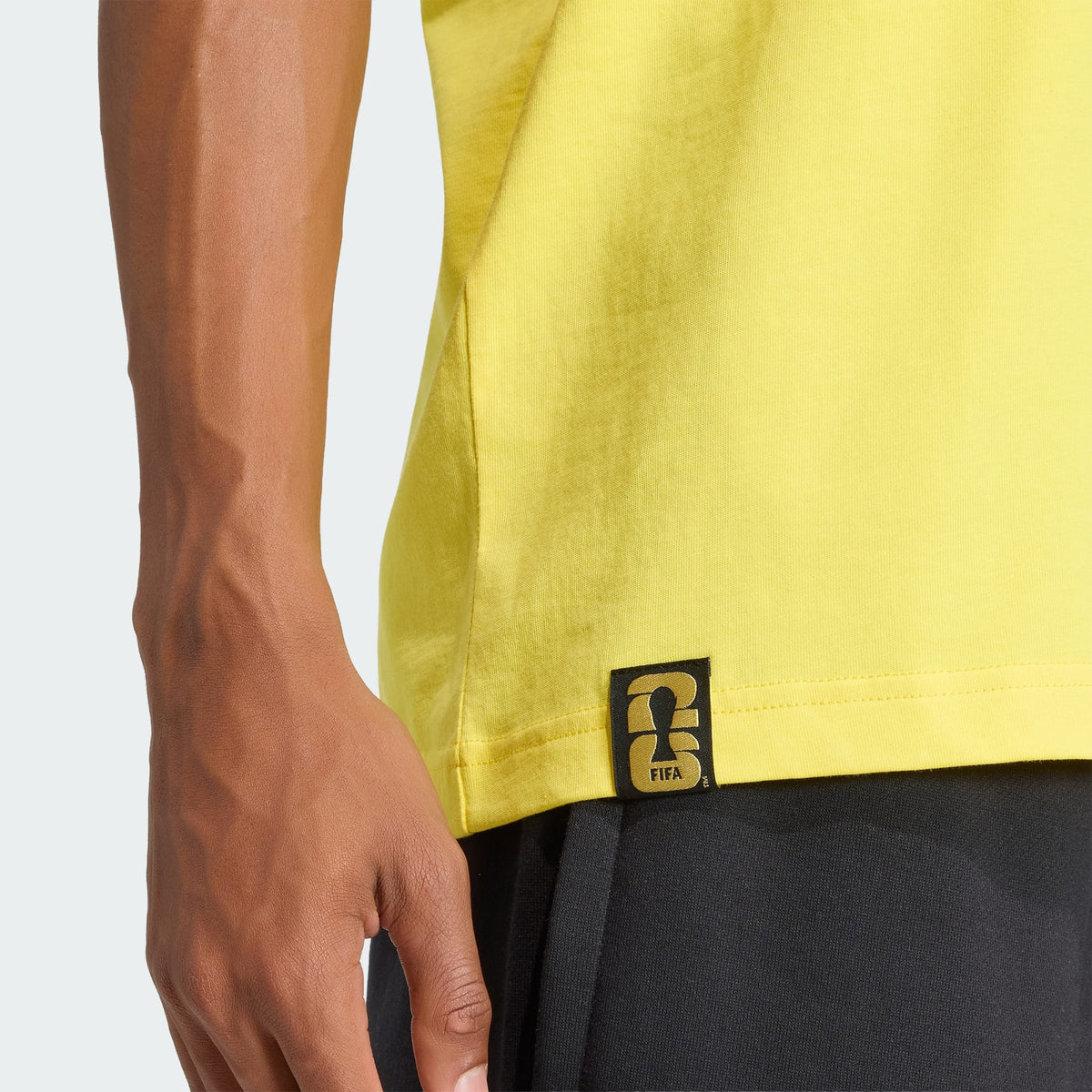 Adidas Colombia FIFA World Cup 2026 Graphic T-Shirt Yellow – Men’s Soccer Fan T-Shirt Casual product image 3, provided for