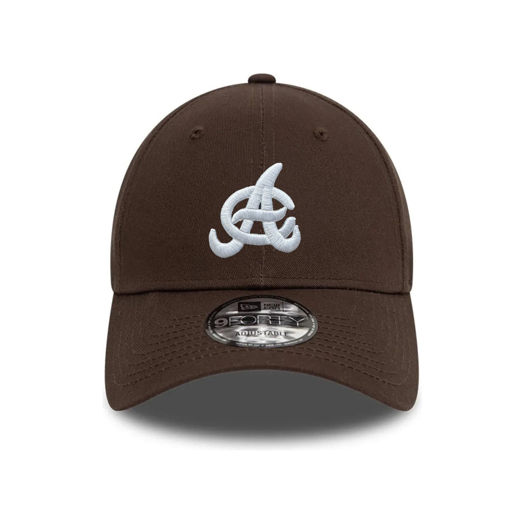 Aguilas Cibaeñas New Era 9FORTY Adjustable Baseball Hat – Brown product image 3, provided for visual reference and product