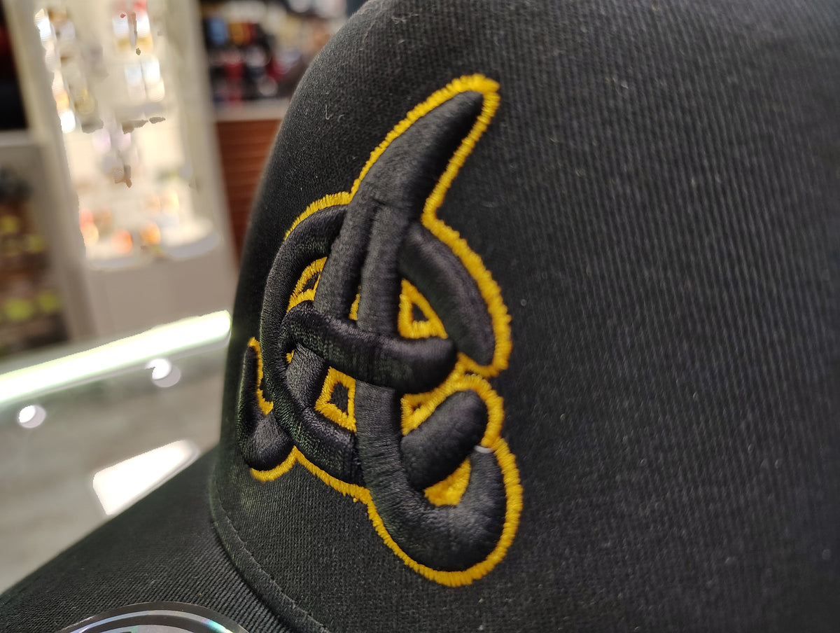 Aguilas Cibaeñas Black Snapback Hat – 5-Panel Structured Baseball Cap product image 5, provided for visual reference and