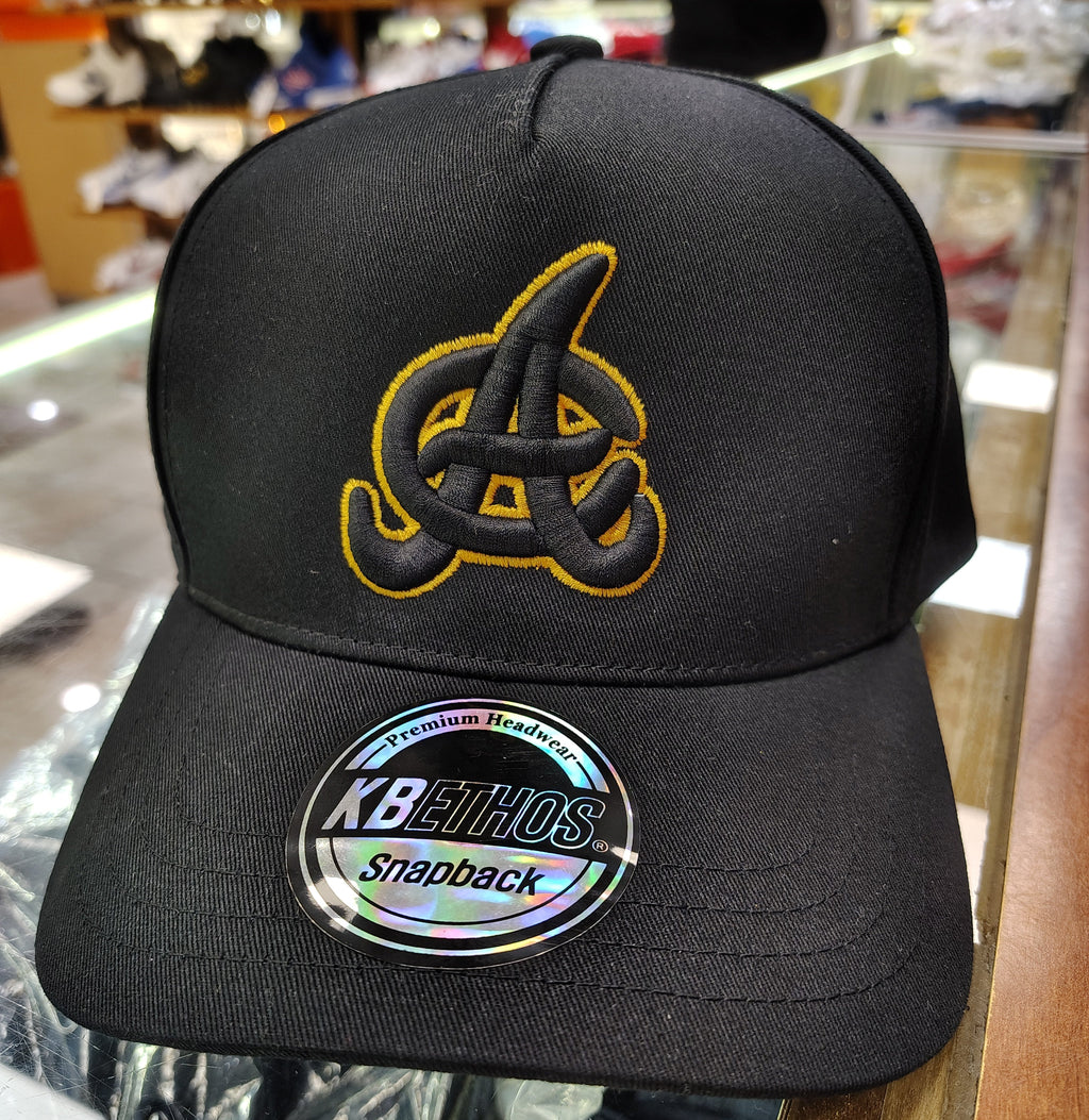 Aguilas Cibaeñas Black Snapback Hat – 5-Panel Structured Baseball Cap product image 2, provided for visual reference and