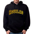 Aguilas Black Hoodie with separate letters logo product image 1, provided for visual reference and product detail review