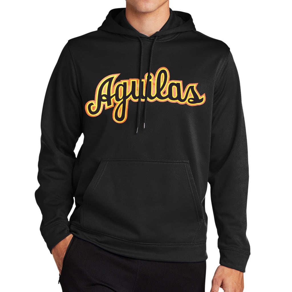 Aguilas Cibaeñas Black Fleece Hooded Pullover F244 product image 1, provided for visual reference and product detail review