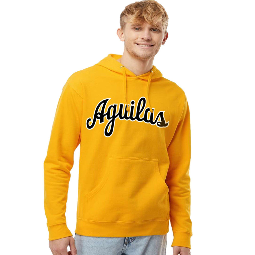 Aguilas Cibaeñas Hooded Sweatshirt - Yellow / Gold product image 1, provided for visual reference and product detail review