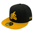 Official Aguilas Cibaeñas New Era 59FIFTY Fitted Hat – Black/Gold LIDOM Dominican Baseball Cap product image 1, provided for