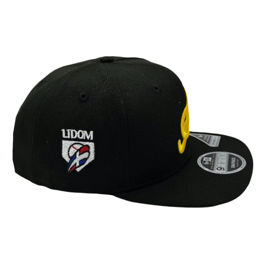 Aguilas Cibaeñas New Era 9FIFTY Snapback Hat – Black product image 3, provided for visual reference and product detail review