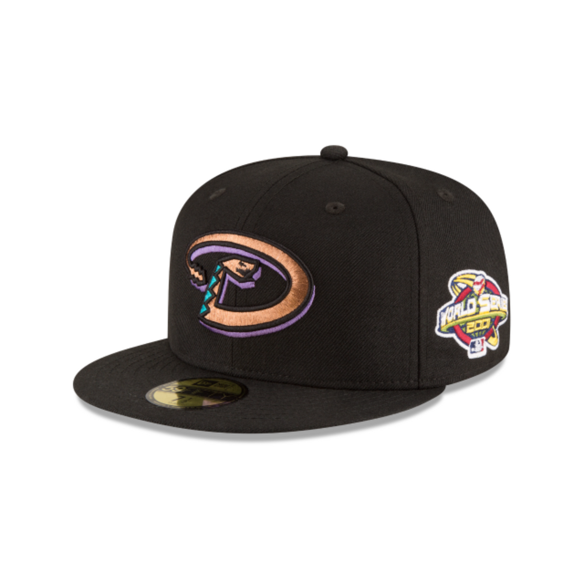 Arizona Diamondbacks Black 2001 World Series Cooperstown New Era 59Fifty Fitted product image 1, provided for visual