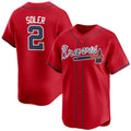 A.Braves #2 Jorge Soler Player Red Alternate Limited product image 1