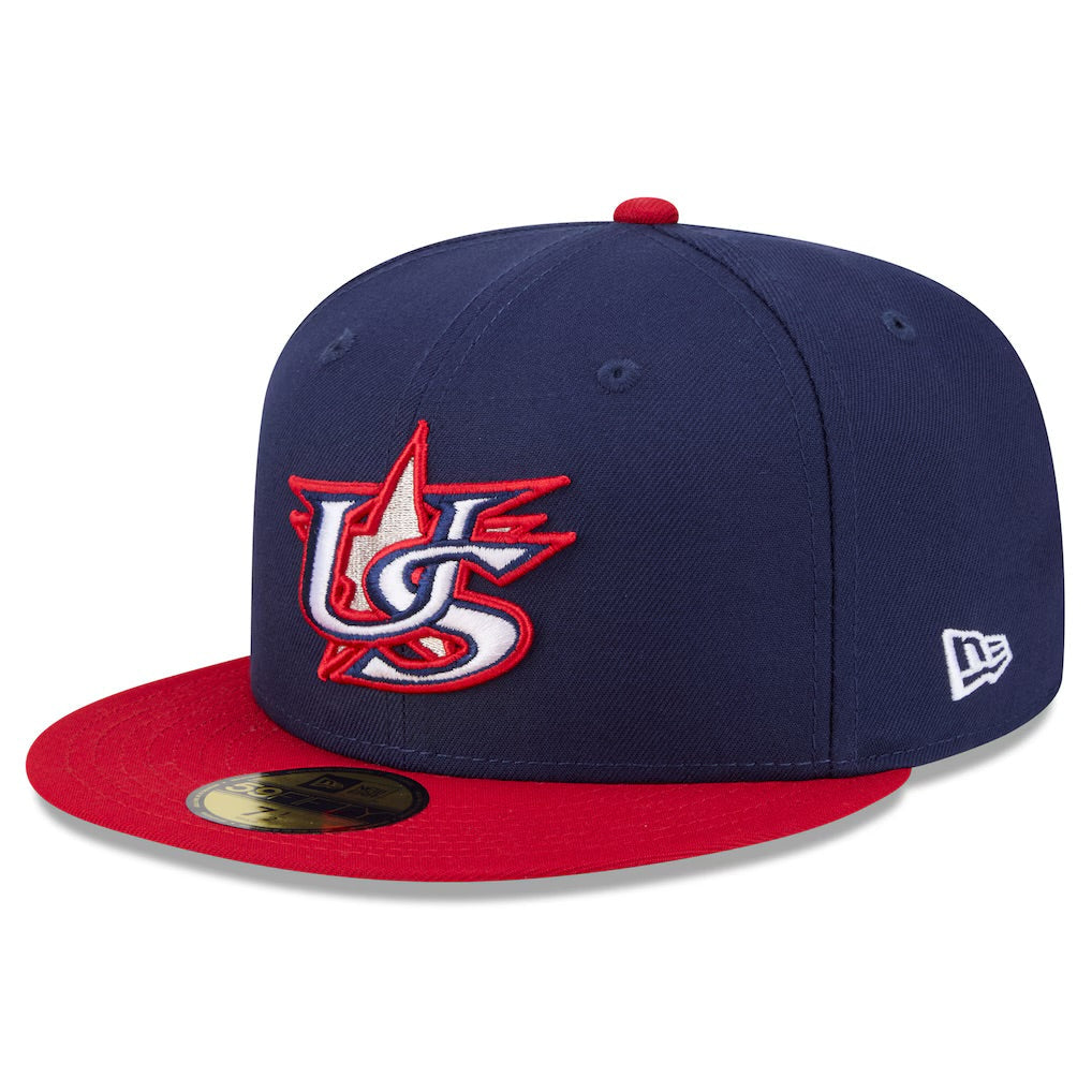 United States World Baseball Classic 2026 New Era 59FIFTY Fitted Cap – Official WBC Hat product image 3, provided for visual
