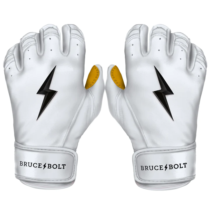 Premium Pro Short Cuff Batting - WHITE product image 1, provided for visual reference and product detail review